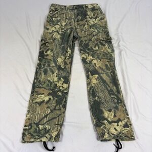 Mossy Oak Men Camo Cargo Pants  Medium 32x30 Gorpcore Streetwear Hunting